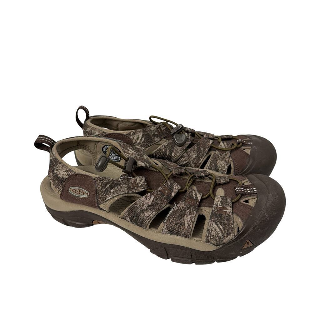 Keen Newport H2 Sport Sandals Men's Size 8.5 Brown Camouflage